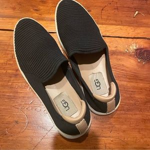 Ugg Black Slip on Shoes